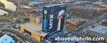 super bowl aerial photography JW Marriott Indianapolis 2012